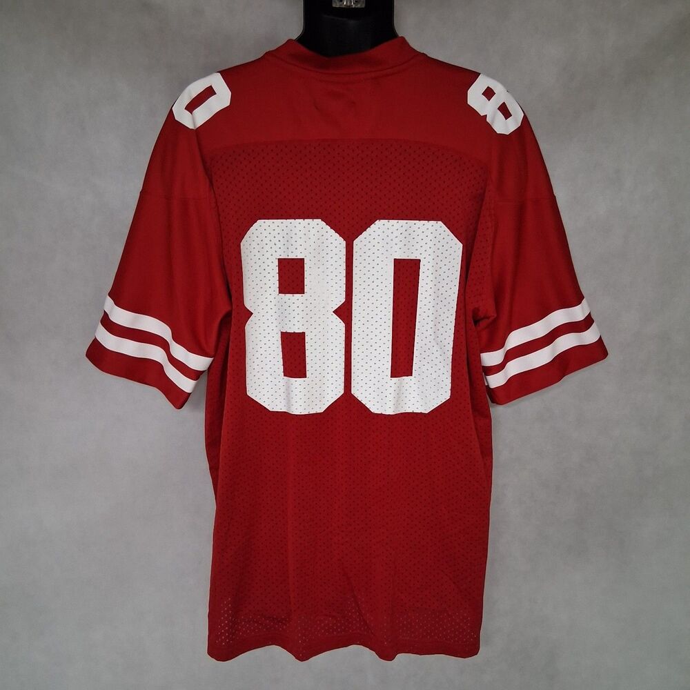 Adidas Nebraska Cornhuskers Football Jersey Men's XL Red #80 - Picture 4 of 9